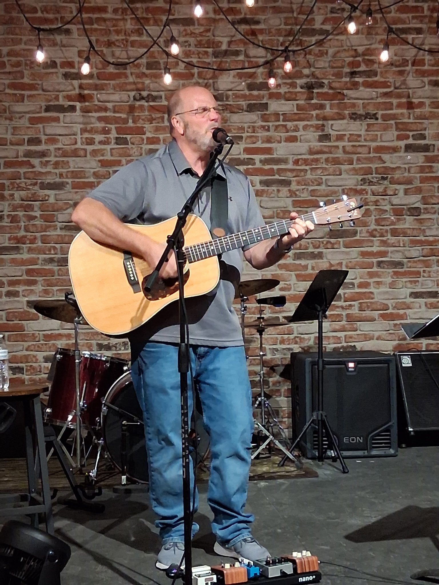 Steve performing live